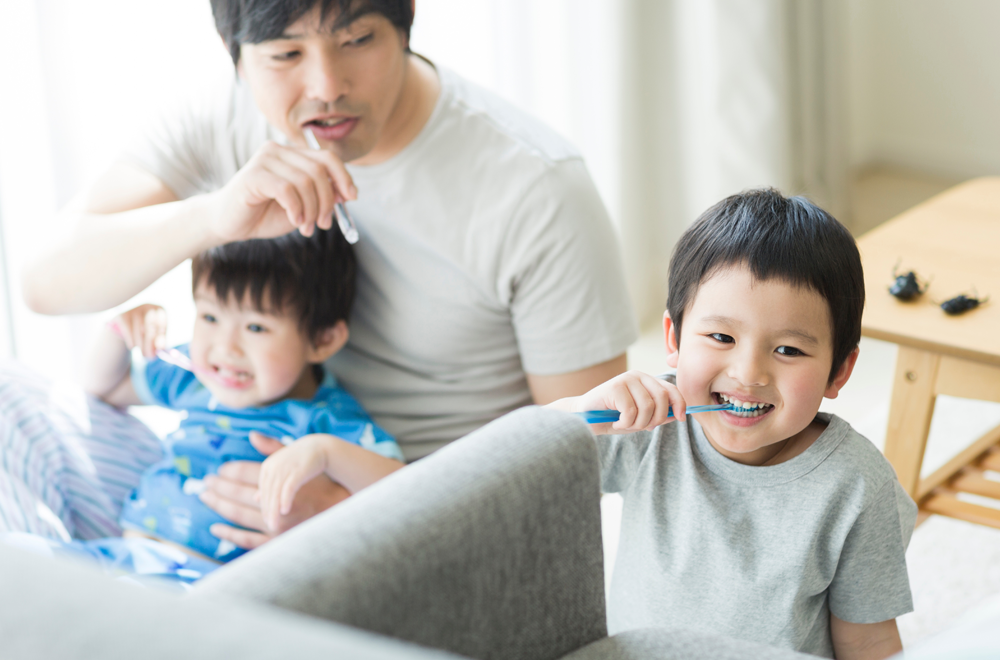 イメージ:お子さまの健康には大人の協力が必須です